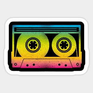 Cassette Tape 80s 90s Vintage Retro Funny Halloween Sticker